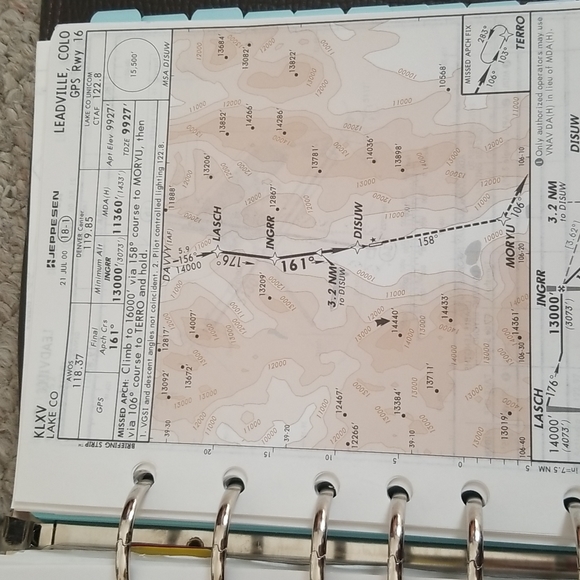 Vintage Jeppesen Airway Manual Central US Airports - Picture 4 of 6
